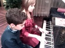 Debby Ryan gives Cameron a quick piano lesson 155