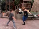 Cameron vs. Debby - Kung Fu battle! 050