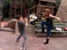 Cameron vs. Debby - Kung Fu battle! 060