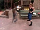 Cameron vs. Debby - Kung Fu battle! 080