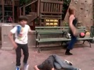 Cameron vs. Debby - Kung Fu battle! 120