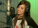 Demi in the recording studio. 523