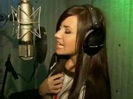 Demi in the recording studio. 597
