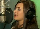 Demi in the recording studio. 681