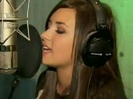 Demi in the recording studio. 686