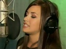 Demi in the recording studio. 689