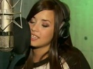 Demi in the recording studio. 696
