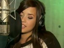 Demi in the recording studio. 697
