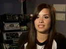 Demi in the recording studio. 808