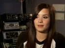 Demi in the recording studio. 809