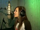 Demi in the recording studio. 156