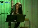 Demi in the recording studio. 195