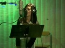 Demi in the recording studio. 196