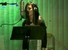 Demi in the recording studio. 201