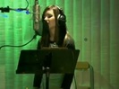 Demi in the recording studio. 208