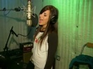 Demi in the recording studio. 216