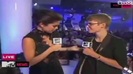 Selena Gomez Interviews Justin Bieber at MTV VMAs 2011 035