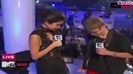 Selena Gomez Interviews Justin Bieber at MTV VMAs 2011 049