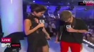 Selena Gomez Interviews Justin Bieber at MTV VMAs 2011 056