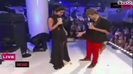 Selena Gomez Interviews Justin Bieber at MTV VMAs 2011 070