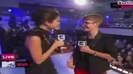 Selena Gomez Interviews Justin Bieber at MTV VMAs 2011 196