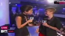 Selena Gomez Interviews Justin Bieber at MTV VMAs 2011 201