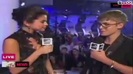 Selena Gomez Interviews Justin Bieber at MTV VMAs 2011 246