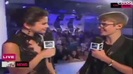 Selena Gomez Interviews Justin Bieber at MTV VMAs 2011 261
