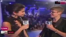 Selena Gomez Interviews Justin Bieber at MTV VMAs 2011 262