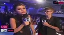 Selena Gomez Interviews Justin Bieber at MTV VMAs 2011 310