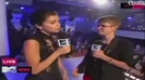 Selena Gomez Interviews Justin Bieber at MTV VMAs 2011 314