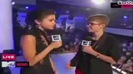 Selena Gomez Interviews Justin Bieber at MTV VMAs 2011 316
