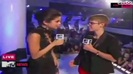 Selena Gomez Interviews Justin Bieber at MTV VMAs 2011 322