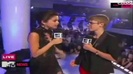 Selena Gomez Interviews Justin Bieber at MTV VMAs 2011 325