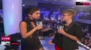 Selena Gomez Interviews Justin Bieber at MTV VMAs 2011 329