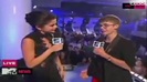 Selena Gomez Interviews Justin Bieber at MTV VMAs 2011 357