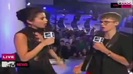 Selena Gomez Interviews Justin Bieber at MTV VMAs 2011 363