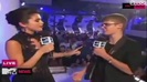 Selena Gomez Interviews Justin Bieber at MTV VMAs 2011 372