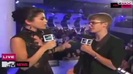 Selena Gomez Interviews Justin Bieber at MTV VMAs 2011 381