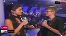 Selena Gomez Interviews Justin Bieber at MTV VMAs 2011 387