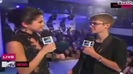 Selena Gomez Interviews Justin Bieber at MTV VMAs 2011 393