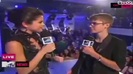 Selena Gomez Interviews Justin Bieber at MTV VMAs 2011 396