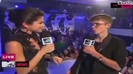 Selena Gomez Interviews Justin Bieber at MTV VMAs 2011 400