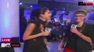 Selena Gomez Interviews Justin Bieber at MTV VMAs 2011 433
