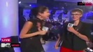 Selena Gomez Interviews Justin Bieber at MTV VMAs 2011 437
