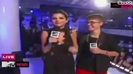 Selena Gomez Interviews Justin Bieber at MTV VMAs 2011 466