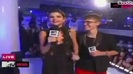 Selena Gomez Interviews Justin Bieber at MTV VMAs 2011 467