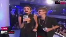 Selena Gomez Interviews Justin Bieber at MTV VMAs 2011 470