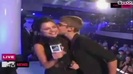 Selena Gomez Interviews Justin Bieber at MTV VMAs 2011 487