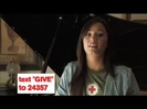 Demi Lovato - American Red Cross - PSA 1 234